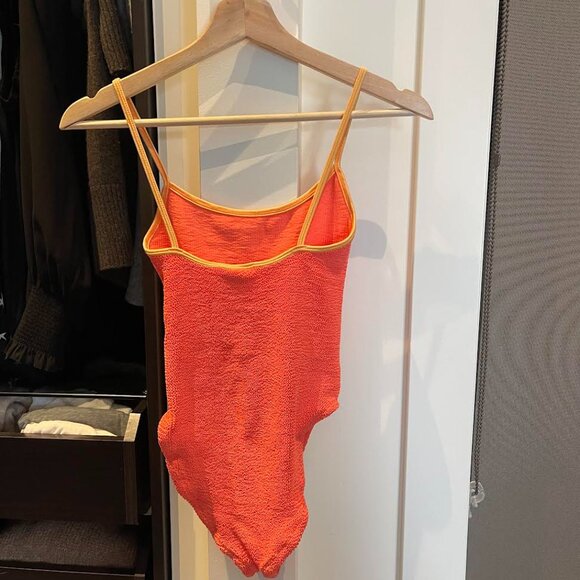 ❌SOLD❌ Hunza G Pamela Swimsuit Orange - Picture 2 of 6